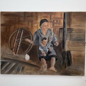 Vintage Canvas Art on 18” x 24” canvas